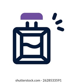 parfume duotone icon. Sleek and modern vector icon for websites, mobile apps, marketing materials, and corporate design. Fully scalable and ready to use.