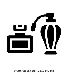 parfume glyph icon illustration vector graphic