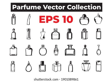 Parfume vector collection EPS 10