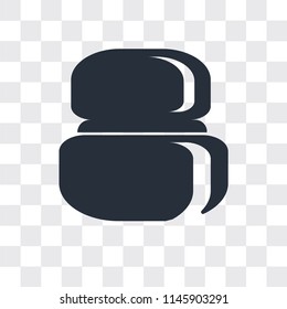 Parfume vector icon isolated on transparent background, Parfume logo concept