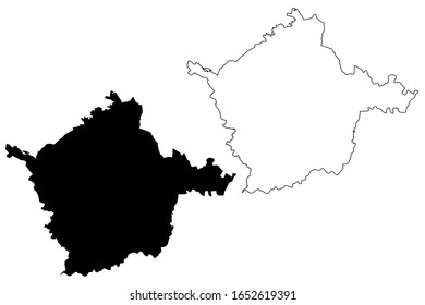 Pargauja Municipality (Republic of Latvia, Administrative divisions of Latvia, Municipalities and their territorial units) map vector illustration, scribble sketch Pargauja map