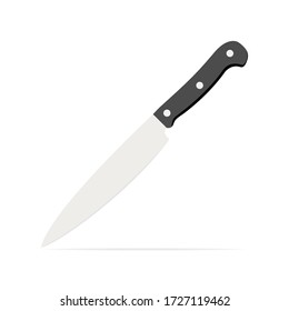 Paring Knife Icon Bild. Flachmesser Vector Illustration