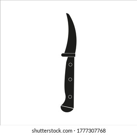 cuchillo de paro. ilustración para web y móvil