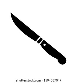 paring knife - kitchen utensils icon vector design template