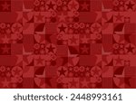 Pariotic tile background composed of stars. Starry background. United States