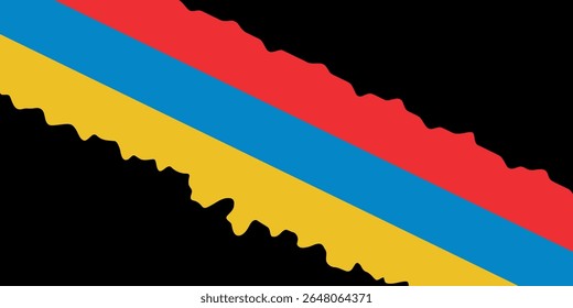Paris 2024 Olympic Games abstract wavy lines.