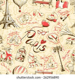 8,479 Paris Seamless Pattern Images, Stock Photos & Vectors | Shutterstock