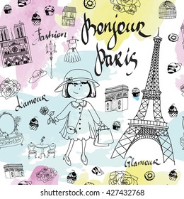 Paris beauty pattern