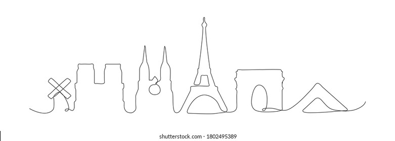 202 Simple paris skyline Images, Stock Photos & Vectors | Shutterstock