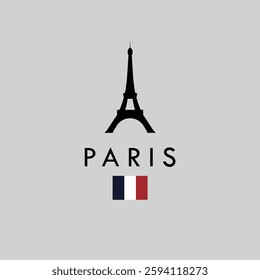 Paris college style vintage typography. Vector illustration design for fashion graphics, prints, t shirts.