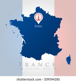 Paris  concept with icons design, vector illustration 10 eps graphic