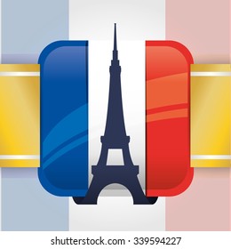 Paris  concept with icons design, vector illustration 10 eps graphic
