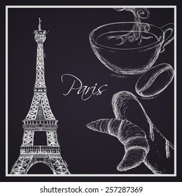 Paris design, vector illustration.