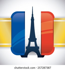 Paris design, vector illustration.