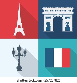 Paris design, vector illustration.