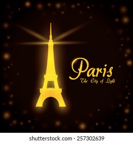 Paris design, vector illustration.