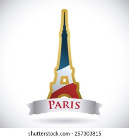 Paris design, vector illustration.