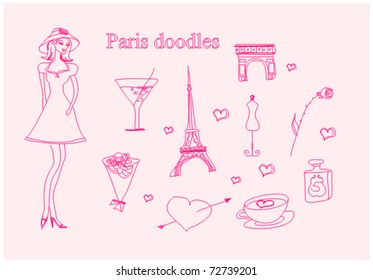 Paris doodles.