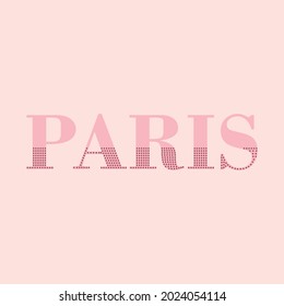 Paris dot abstract,Graphic design print t-shirts fashion,vector,poster