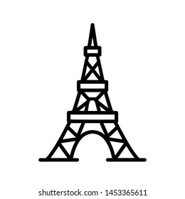 Paris Eiffel tower architecture icon