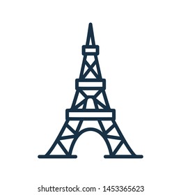 Paris Eiffel tower architecture icon