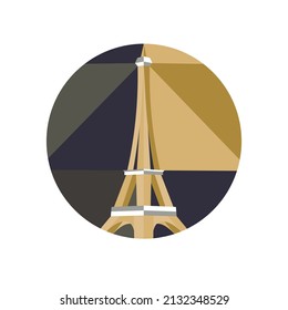 Paris Eiffel Tower Plane Travel Logo design