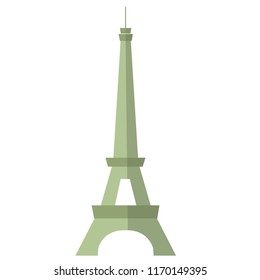 Paris Eiffel Tower vector art design.