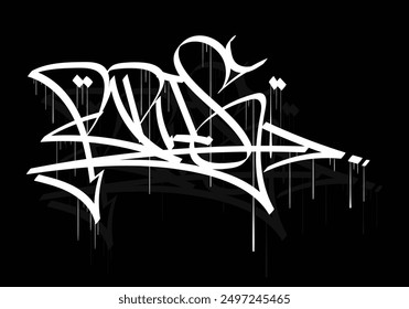 PARIS graffiti tag style design