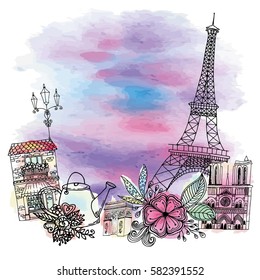 Paris greeting card