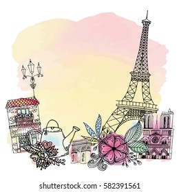 Paris greeting card