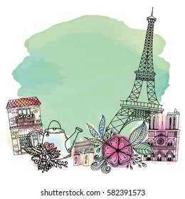 Paris greeting card