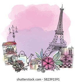 Paris greeting card