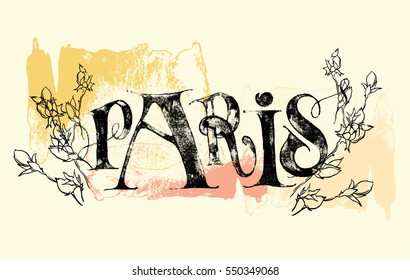 Paris illustration. Vector artwork.