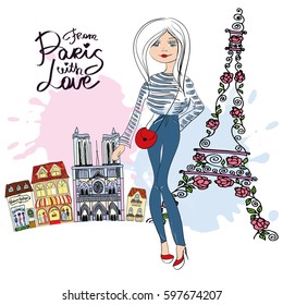 From Paris with love card