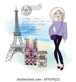 From Paris with love card