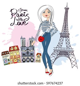 From Paris with love card