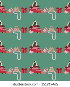 Paris with love pattern