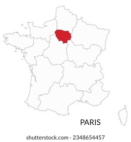 Paris map, Paris city map, Capital city of France