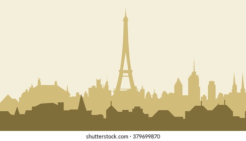 Paris at Morning - Vector