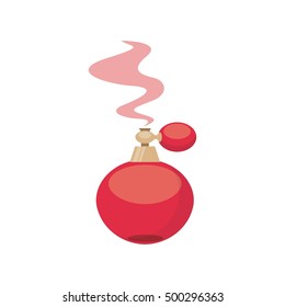 Paris perfume bottle icon vector illustration design