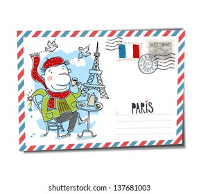 Paris postcard