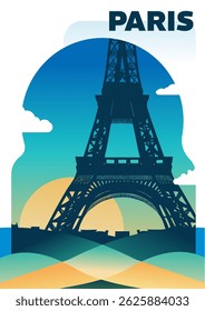 París – cartel, Ilustración vectorial