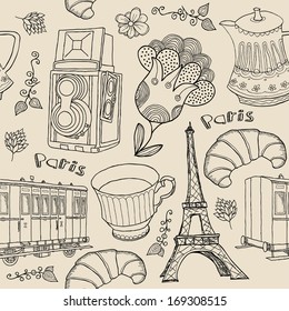paris. seamless background