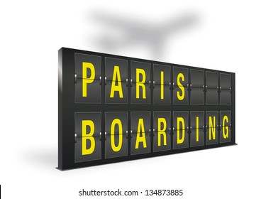 Paris sign board