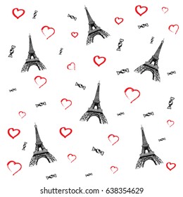 Paris sketch illustration