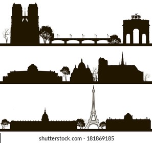 Paris skyline 