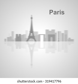 Paris skyline  for your design, concept Illustration.