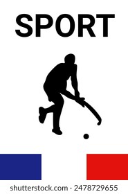 paris sport competition poster vector illustration
