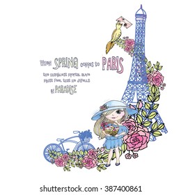 Paris Spring Paradise Card