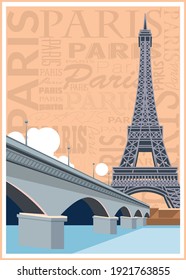 Paris T Shirt Vector Design 